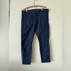 GAP Skinny Mini Cargo pants ankle length size 12 deep navy